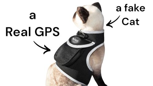 Pet Tracker Waterproof Portable Pet Location Finder - Best GPS Pet Tracker Size:L